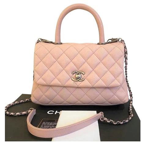 coco chanel pink handbags|authentic coco chanel handbags.